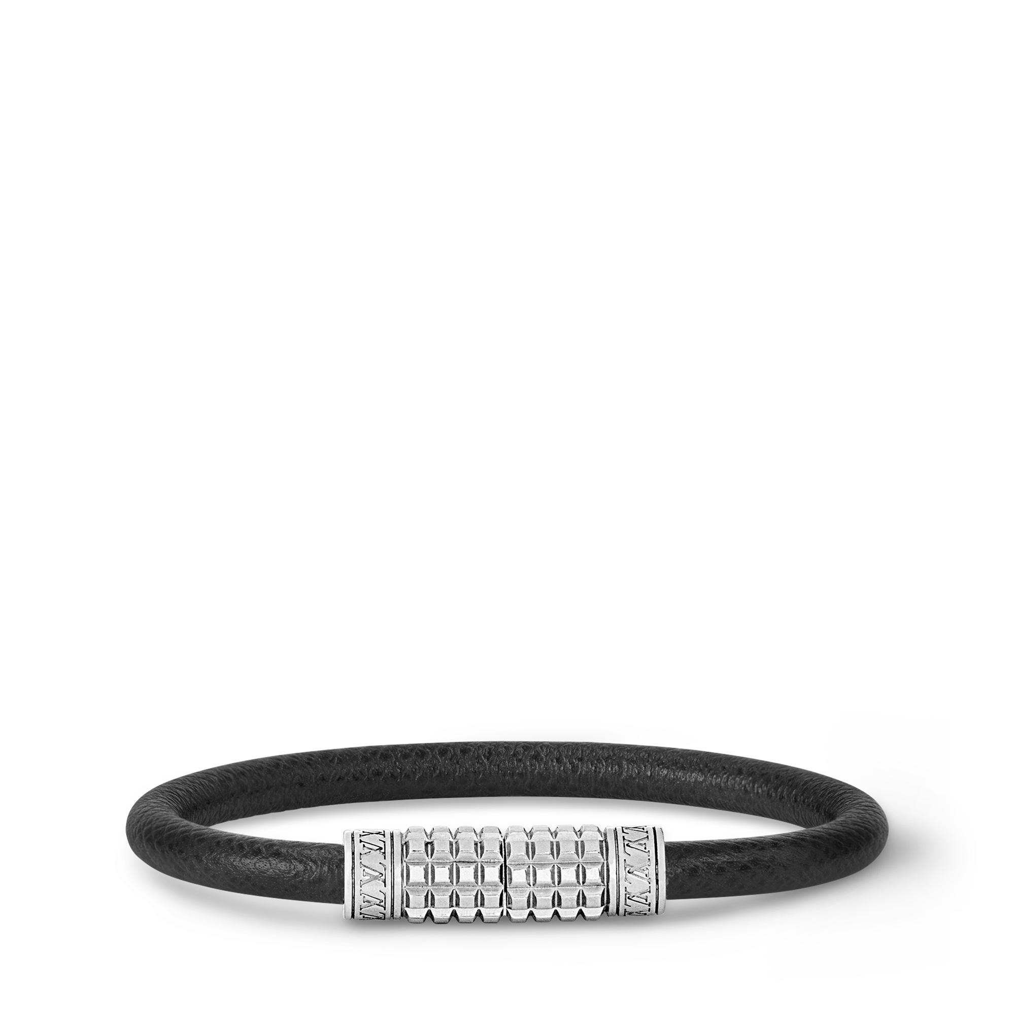 Digit Bracelet Damier Graphite Canvas in Men