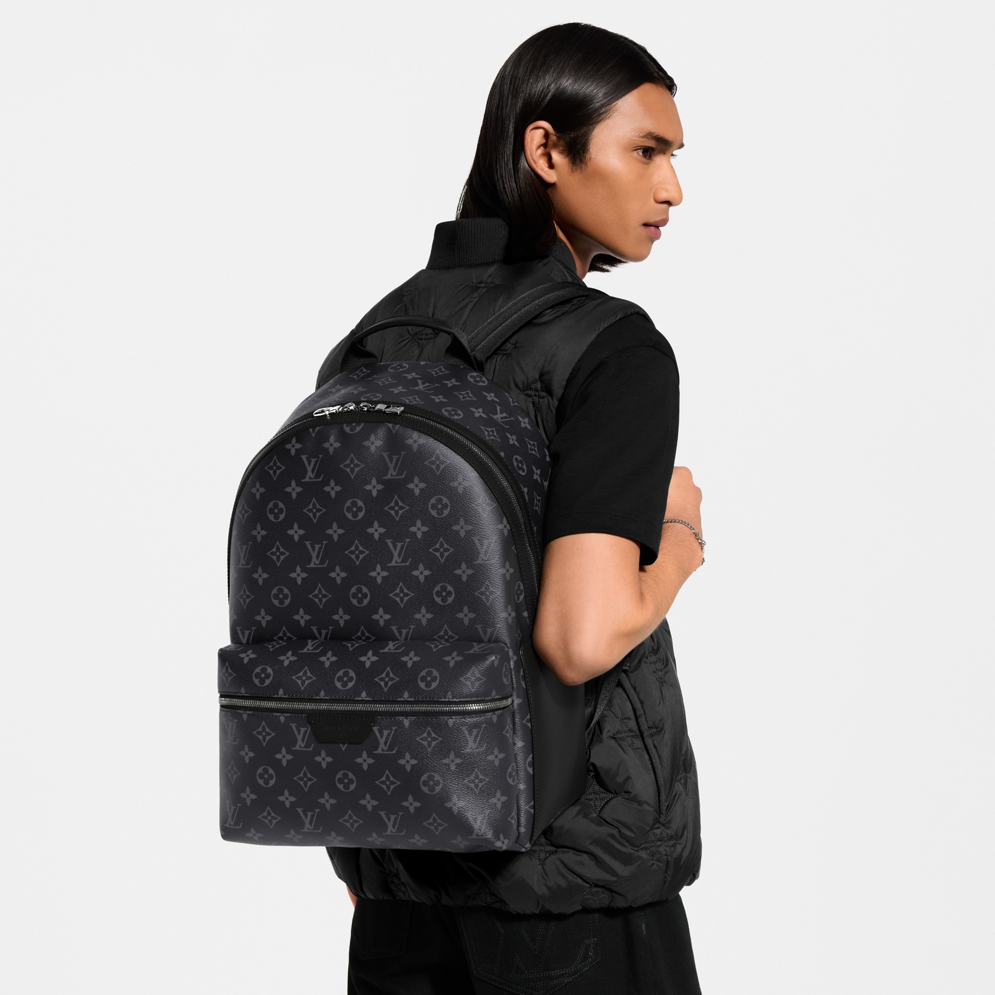 louis vuitton backpack size Discovery Backpack MM Monogram Eclipse - Bags