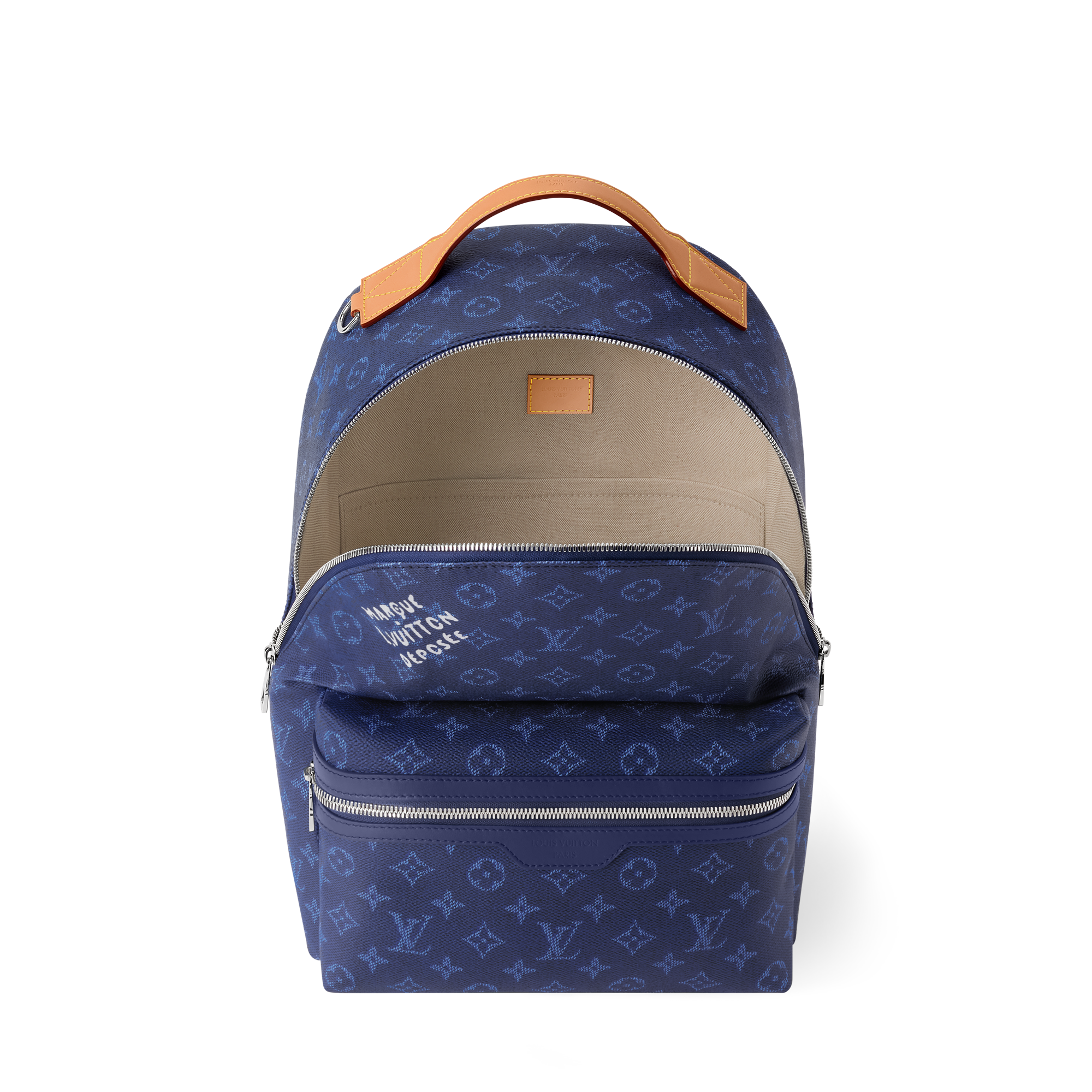 louis vuitton blue backpack Discovery Leather GM The Lady Bag The discovery backpack pm is made from monogram shadow calfskin leather with matching textile lining LOUIS VUITTON Discovery Taiga Monogram