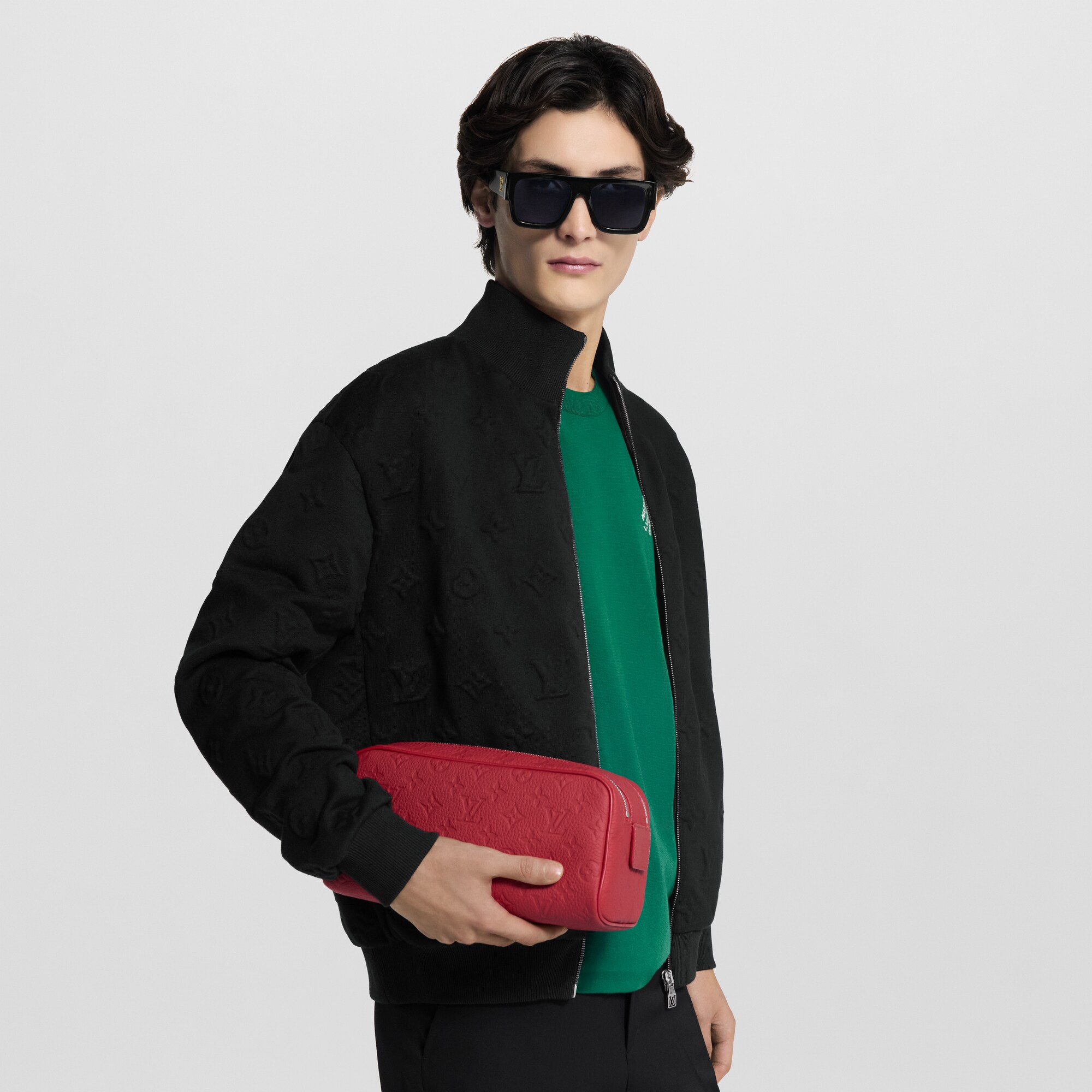 Dopp Kit Taurillon Monogram in Men