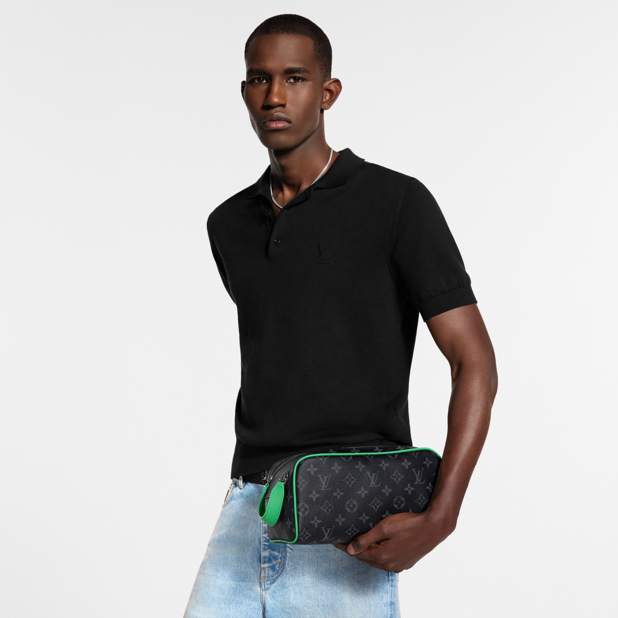 Dopp Kit Monogram Eclipse Canvas in Men