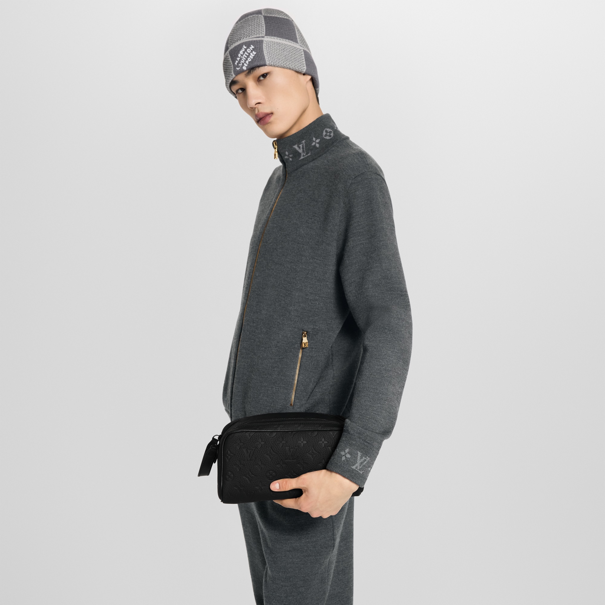 Dopp Kit Monogram Taurillon Leather in Men