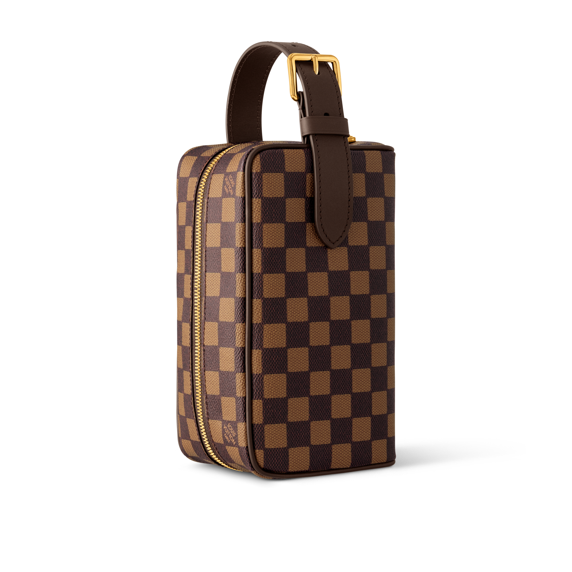 Dopp Kit Damier Ebene Canvas in Men