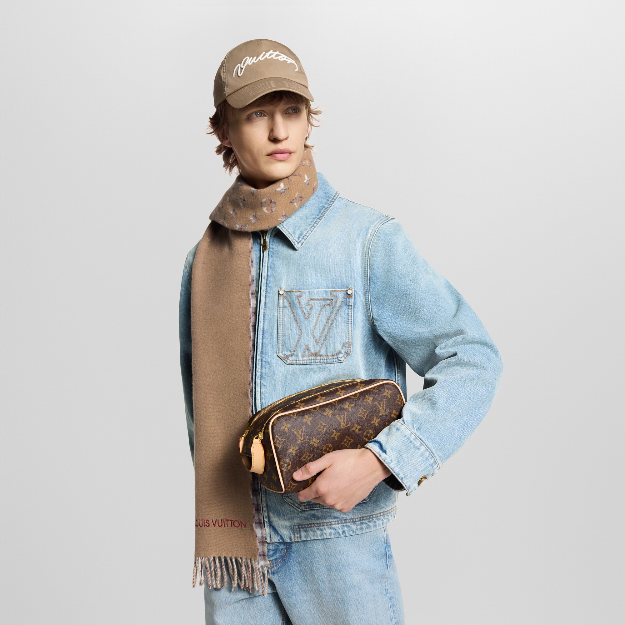 Dopp Kit Toilet Pouch Monogram Canvas in Gifts