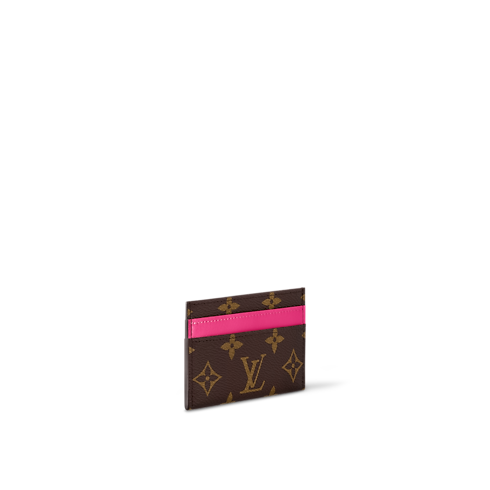 Double Card Holder Monogram Macassar Canvas in Women's Wallets and Small Leather Goods Newness collections by Louis Vuitton (Product zoom)
