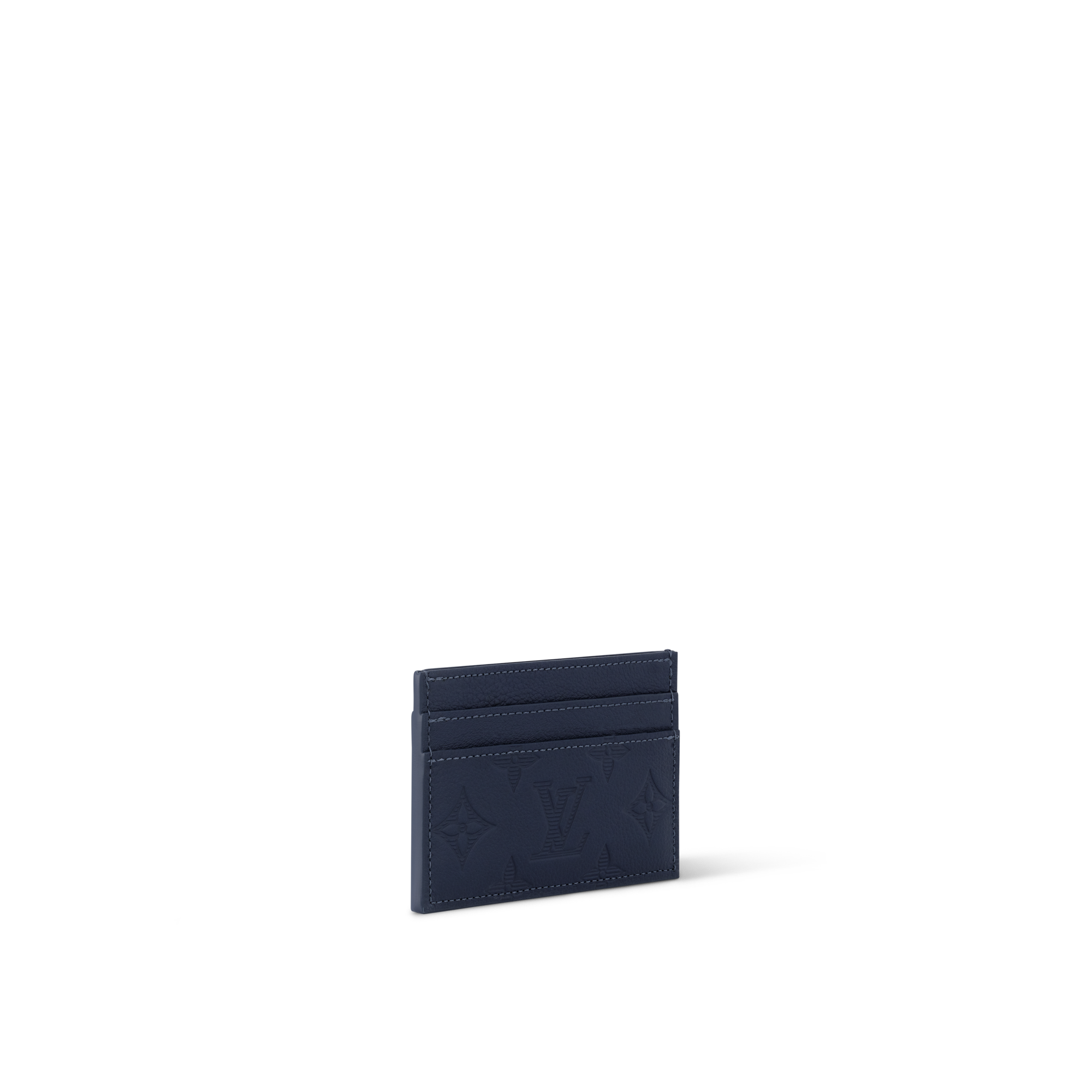 Double Card Holder Monogram Shadow Leather in Bags and Small Leather Goods