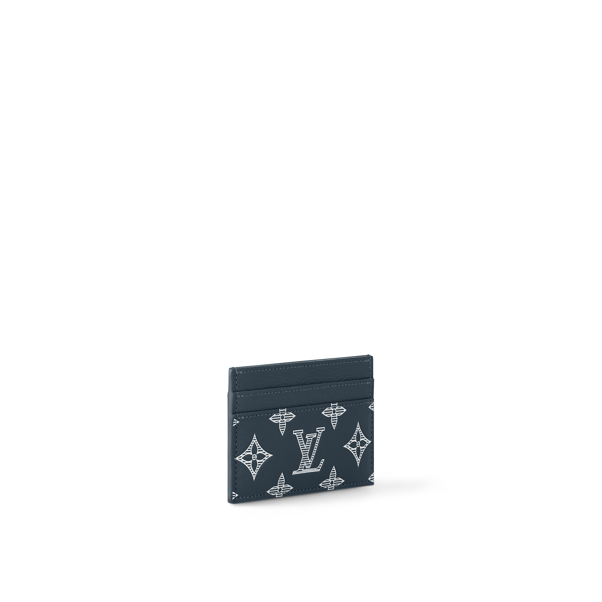 Double Card Holder Monogram Shadow Leather in Bags and Small Leather Goods