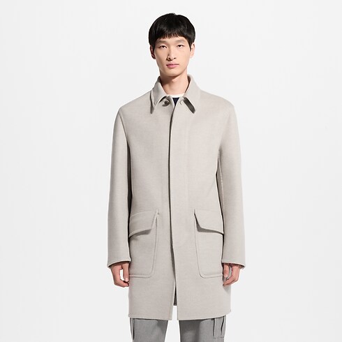 Double Face Cashmere Car Coat in Men's Ready-to-Wear Outerwear and Coats collections by Louis Vuitton (Product zoom)