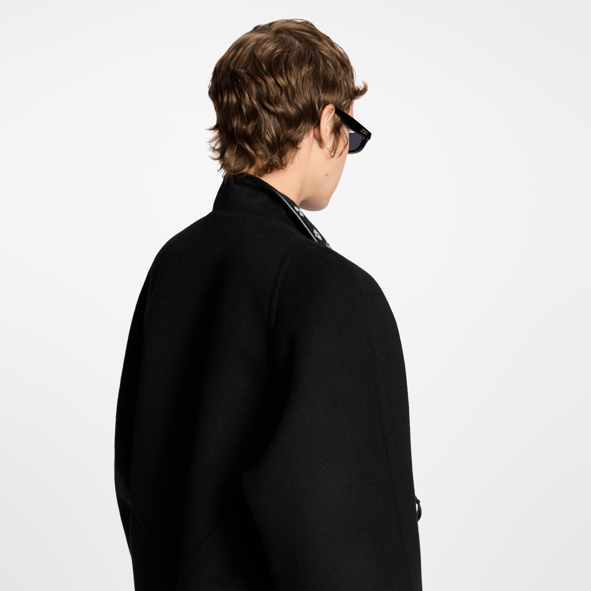 Double Face Clip Front Coat  in Women