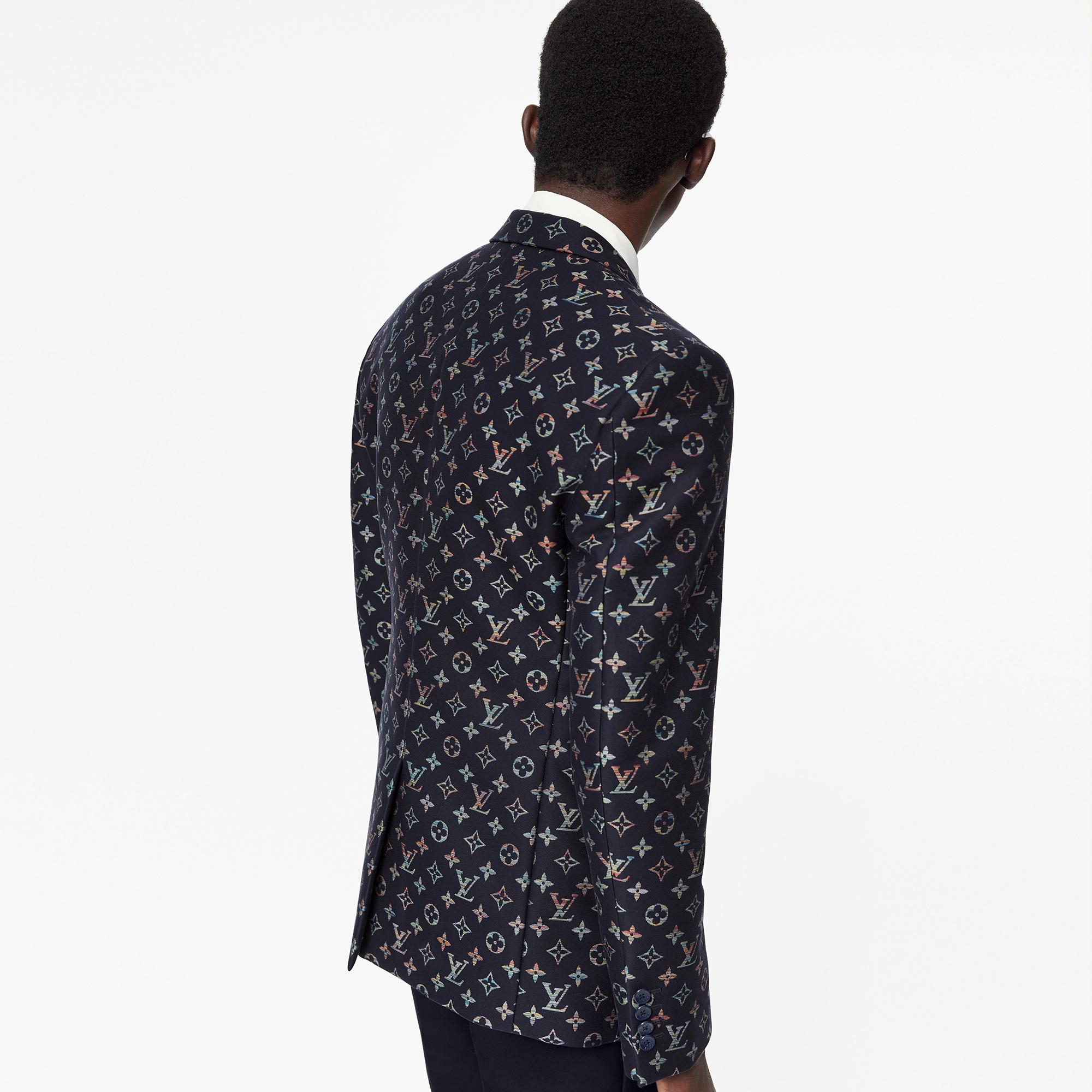 louis vuitton double face monogram coat