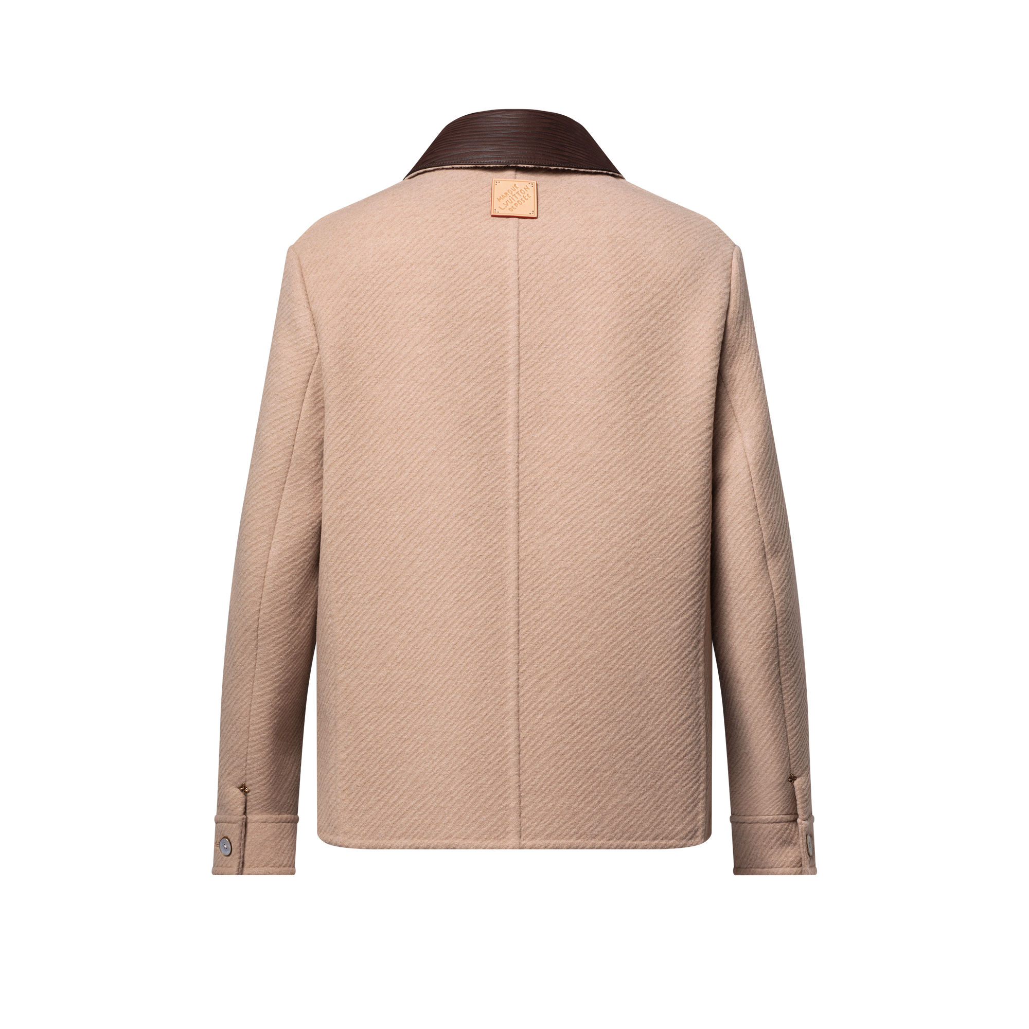 Double Face Silk And Wool-Blend Chic Workwear Blouson  in Men