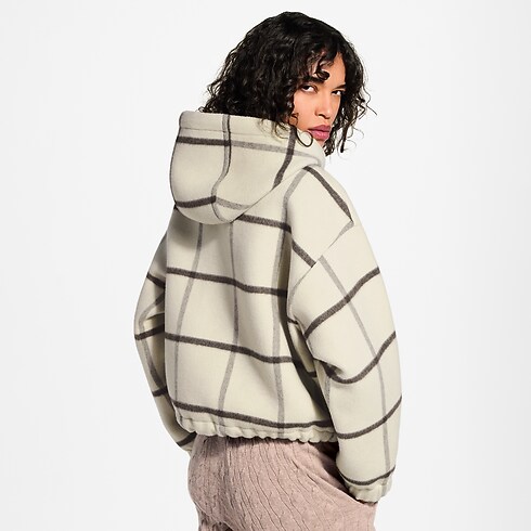 Double Face Tartan Zip-Up Jacket in Women's Ready-to-Wear Coats and Jackets collections by Louis Vuitton (Product zoom)