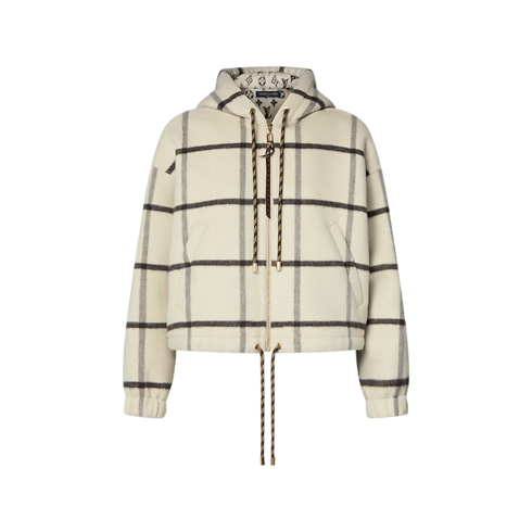 Double Face Tartan Zip-Up Jacket in Women's Ready-to-Wear Coats and Jackets collections by Louis Vuitton (Product zoom)