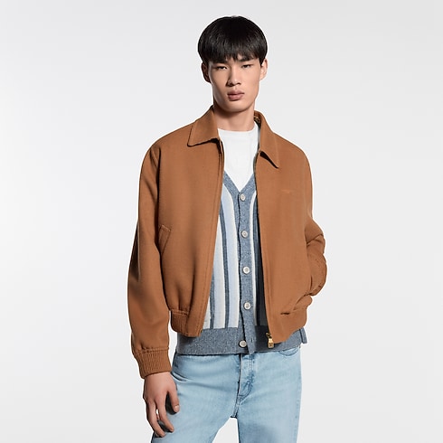 Double Face Wool Blouson in Men's Ready to Wear Outerwear and Coats collections by Louis Vuitton (Product zoom)