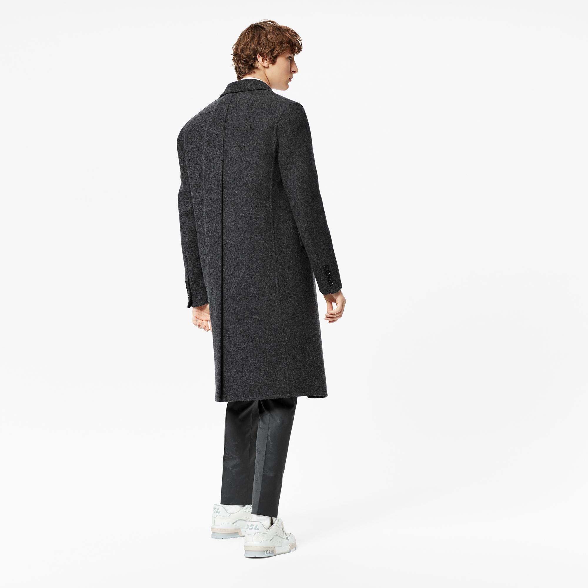 louis vuitton double face monogram coat