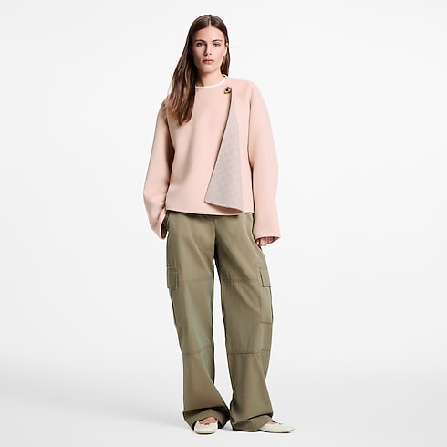 Drape Front Short Coat in Women's Ready to Wear Coats and Jackets collections by Louis Vuitton (Product zoom)