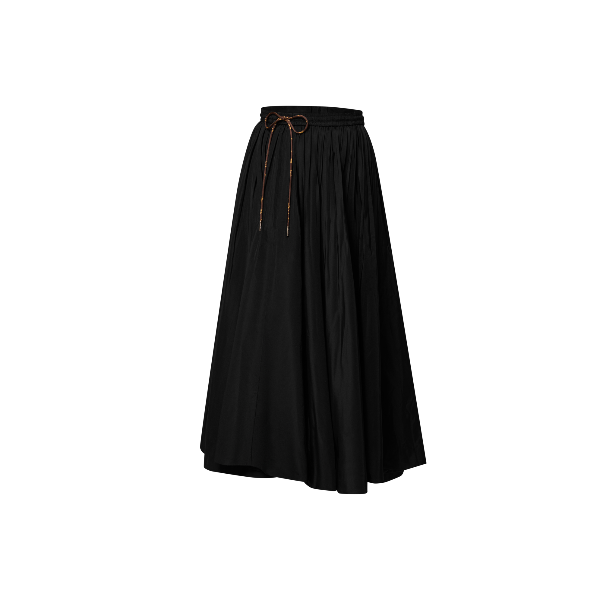Drawstring Plissé Skirt  in Women