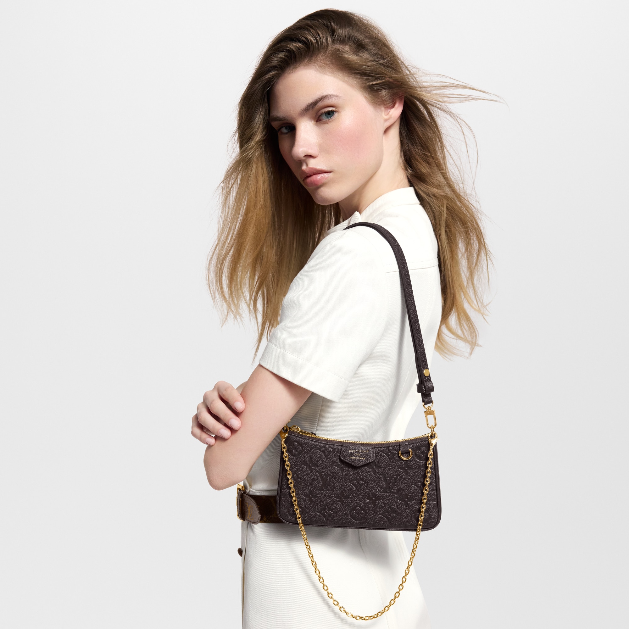 Easy Pouch Monogram Empreinte Leather in Women