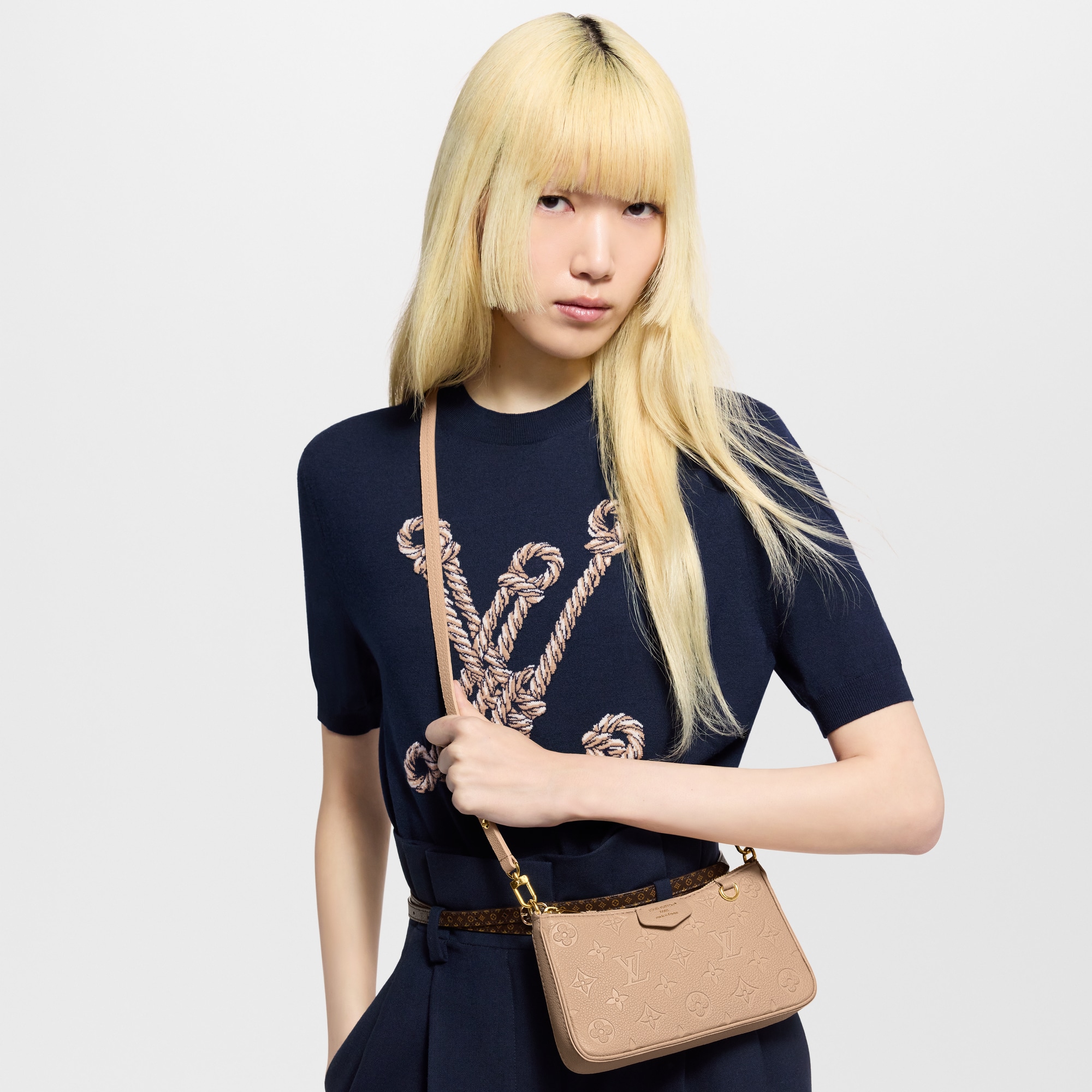 Easy Pouch Monogram Empreinte Leather in Women