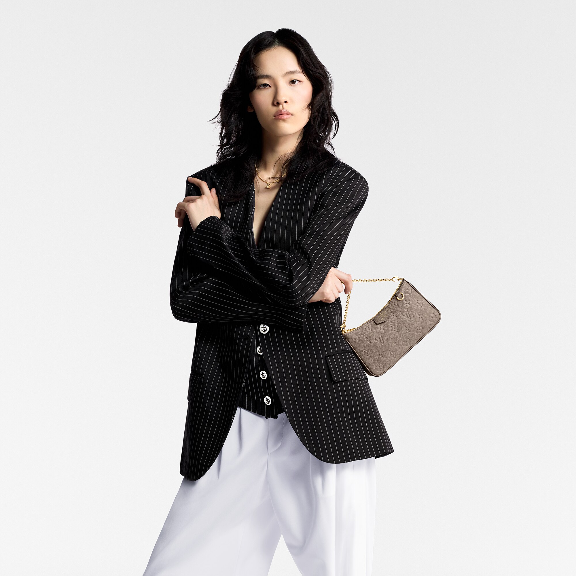 Easy Pouch On Strap Monogram Empreinte Leather in Women