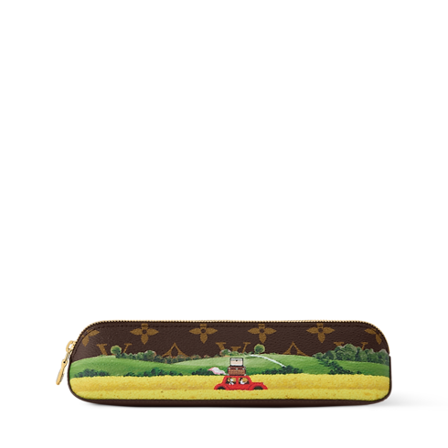 Elizabeth pencil pouch Carnets de Palace S00 in Trunks, Travel and Home's Library and Stationery Office and Writing collections by Louis Vuitton (Product zoom)