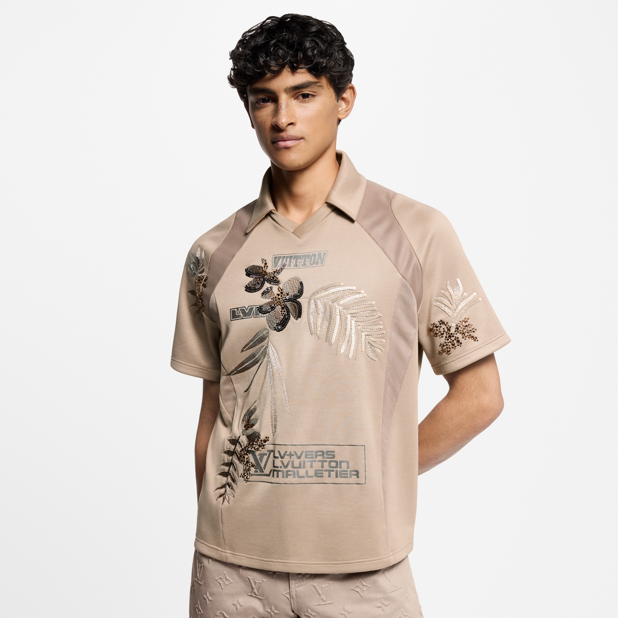 Embellished Jersey T-Shirt  in Men