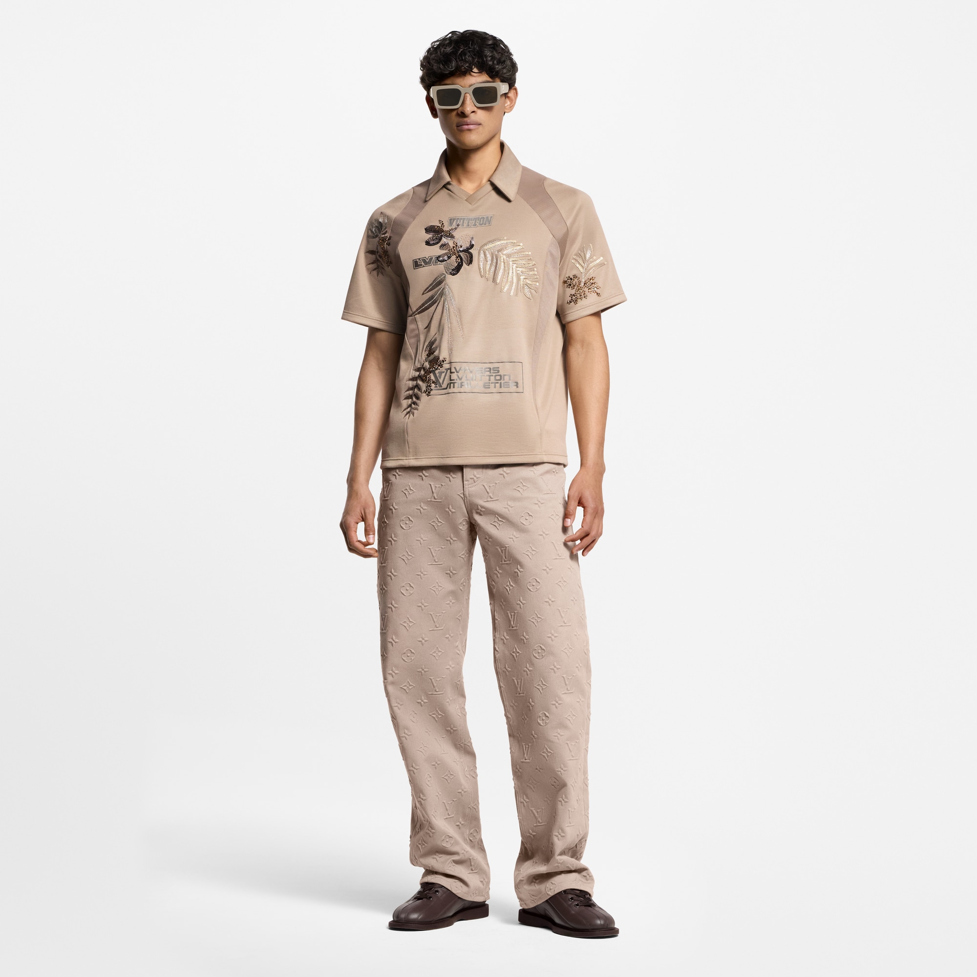 Embellished Jersey T-Shirt  in Men