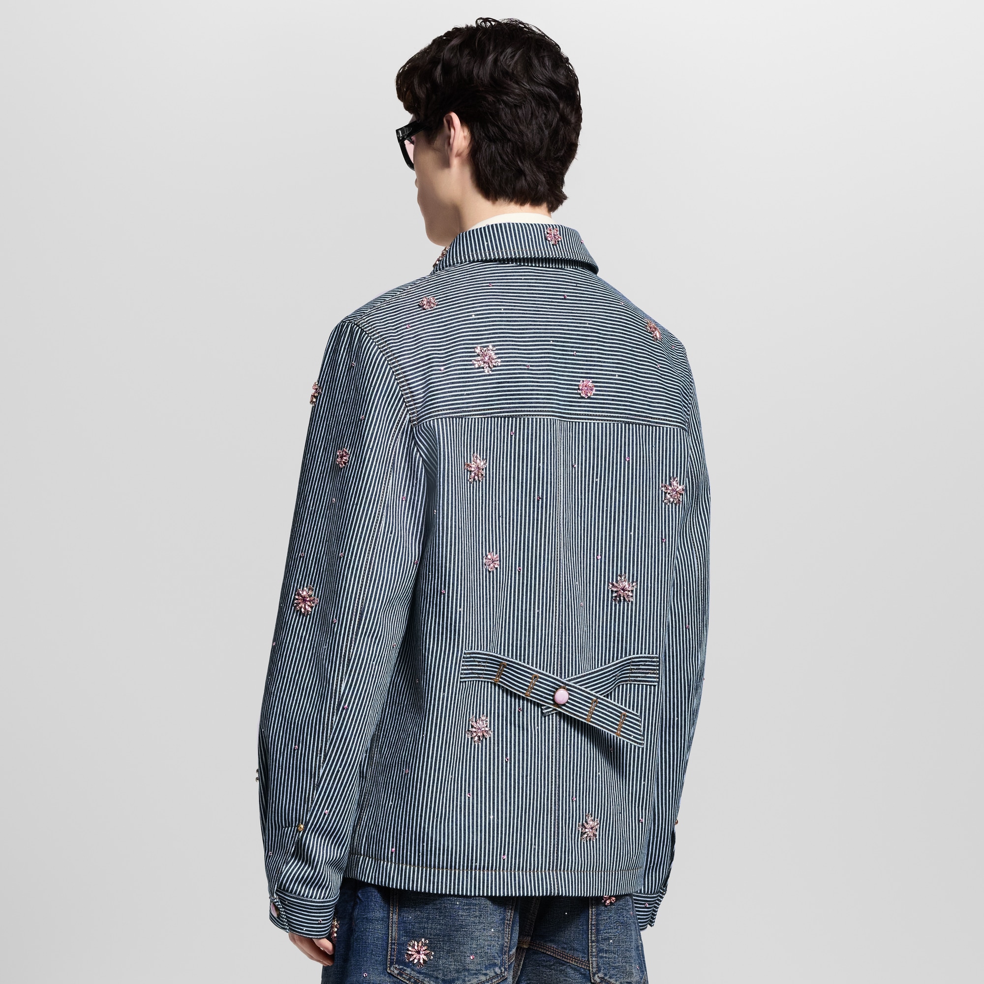 Embellished Workwear Jacket  in Men