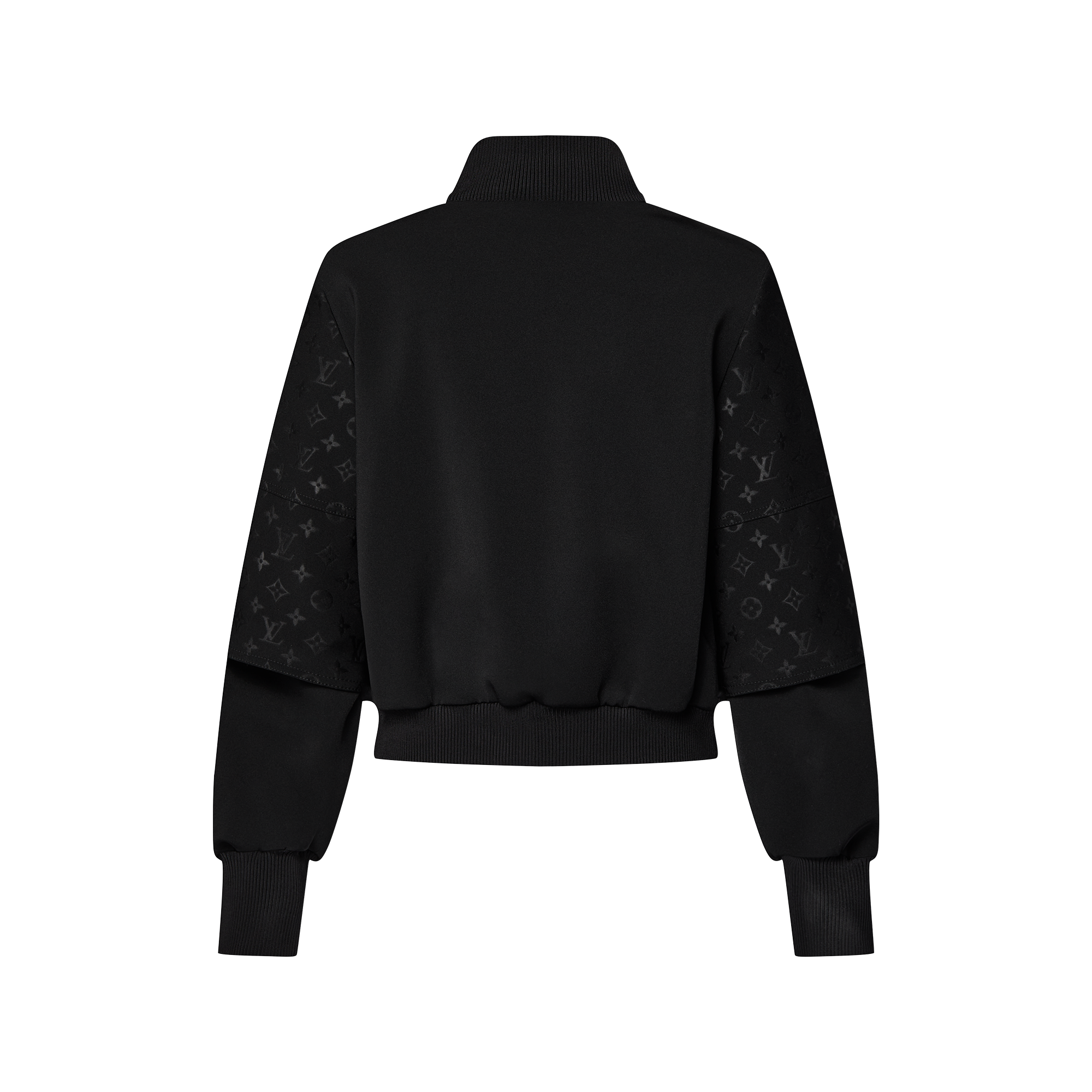 Embossed Monogram Zip-Up Jacket  in Women