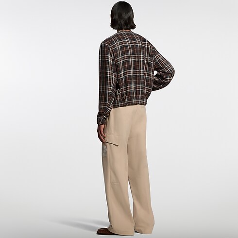 Embroidered Cotton Cargo Pants in Men's Ready to Wear Pants collections by Louis Vuitton (Product zoom)