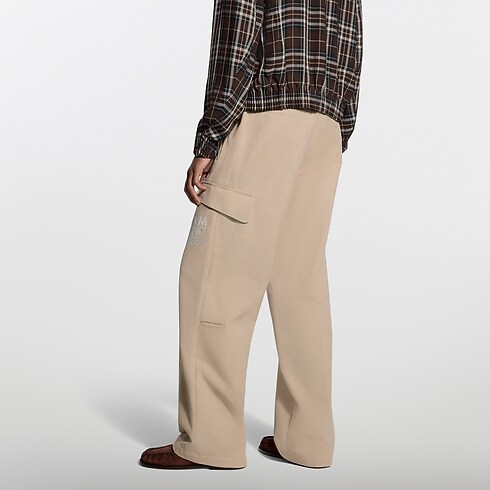 Embroidered Cotton Cargo Pants in Men's Ready to Wear Pants collections by Louis Vuitton (Product zoom)