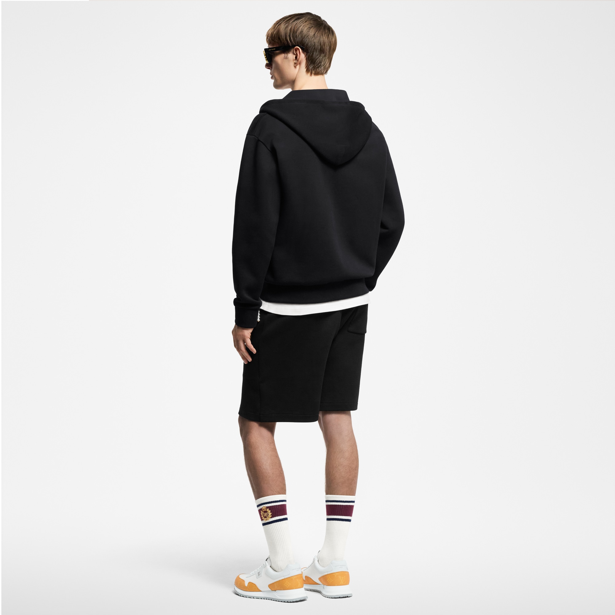 Embroidered Jersey Shorts  in Men