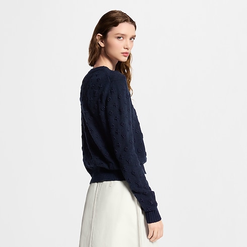 Embroidered Monogram Cashmere Pullover in Women's Ready-to-Wear Tops collections by Louis Vuitton (Product zoom)