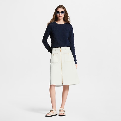 Embroidered Monogram Cashmere Pullover in Women's Ready-to-Wear Tops collections by Louis Vuitton (Product zoom)
