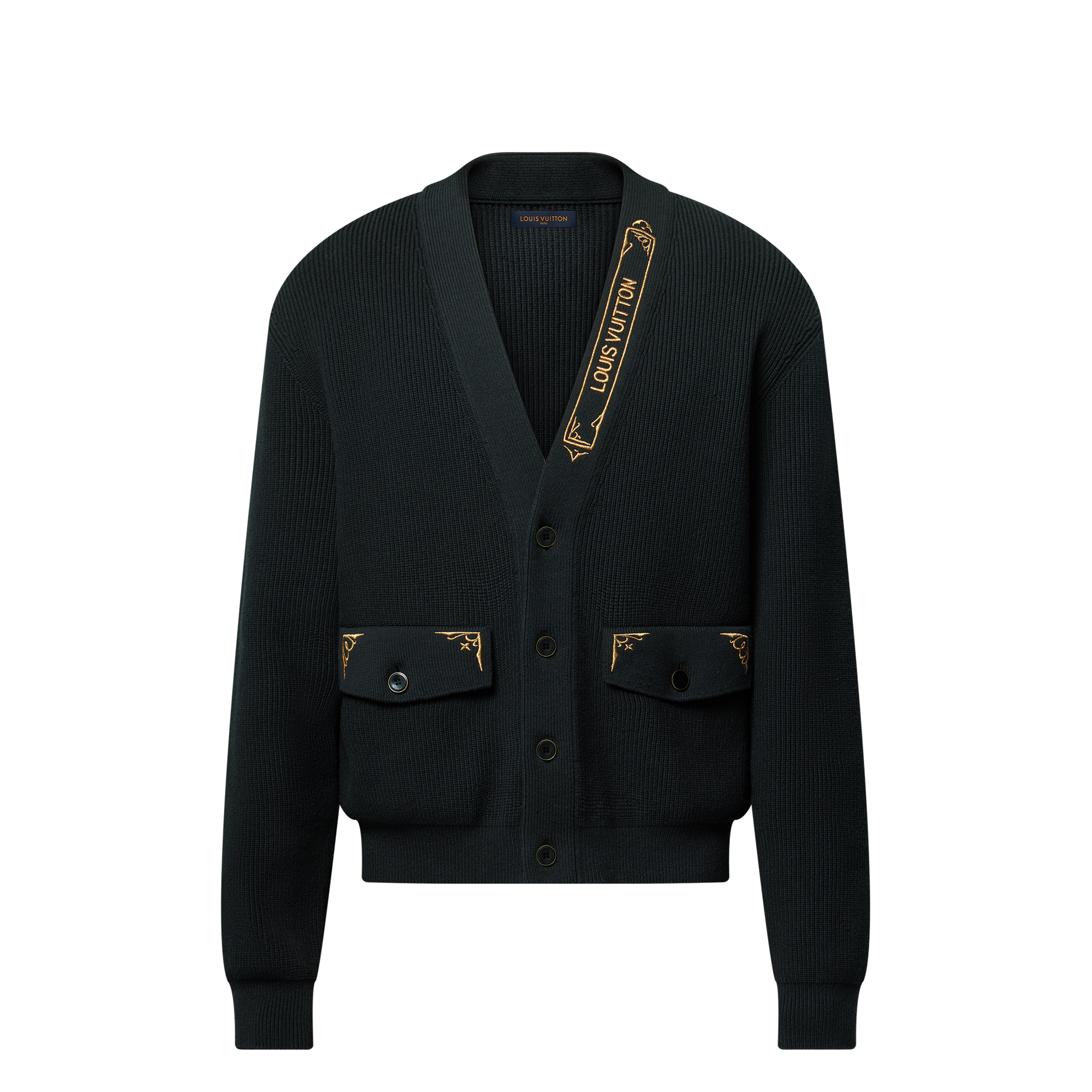 Embroidered Signature Cardigan  in Men