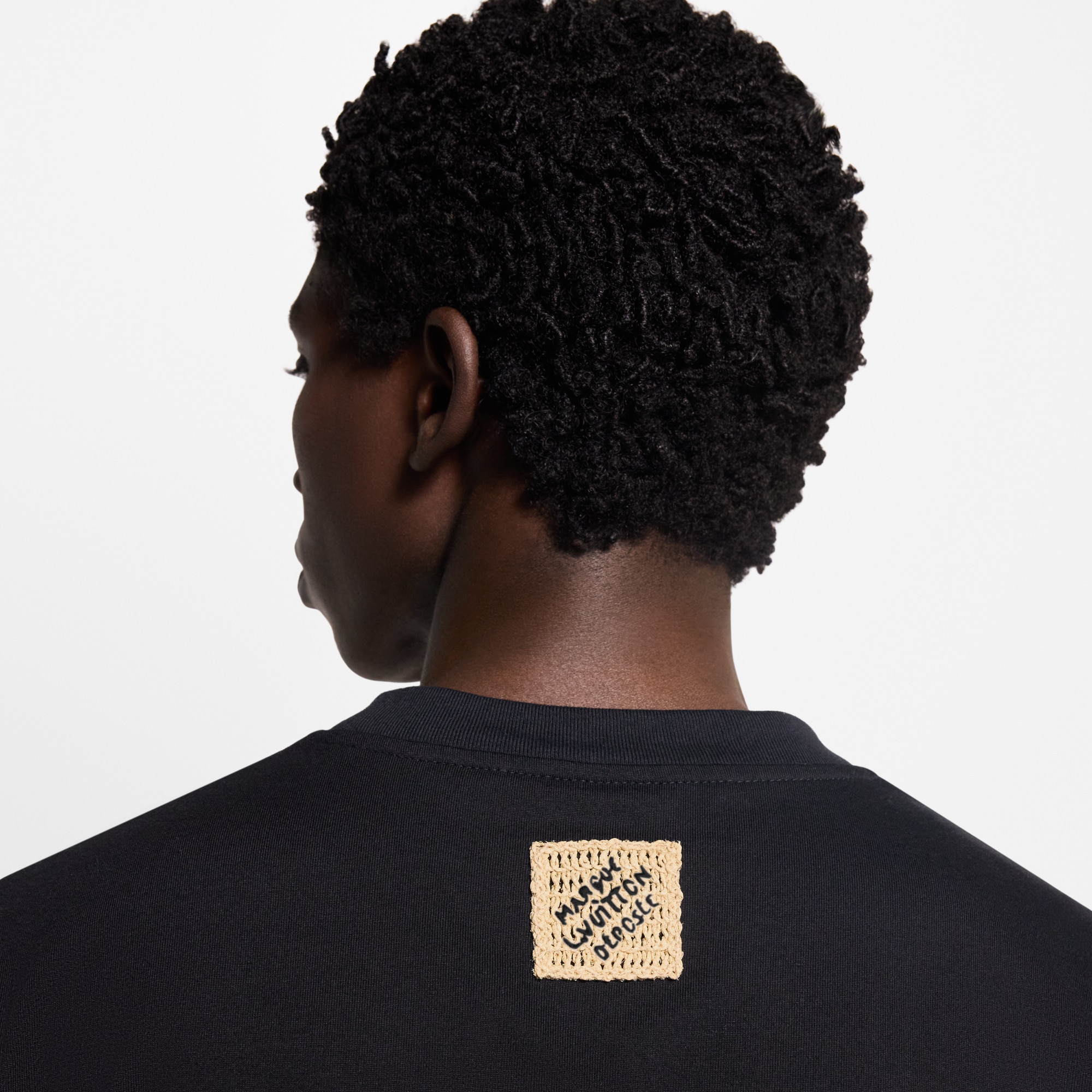 Embroidered Signature T-Shirt  in Men