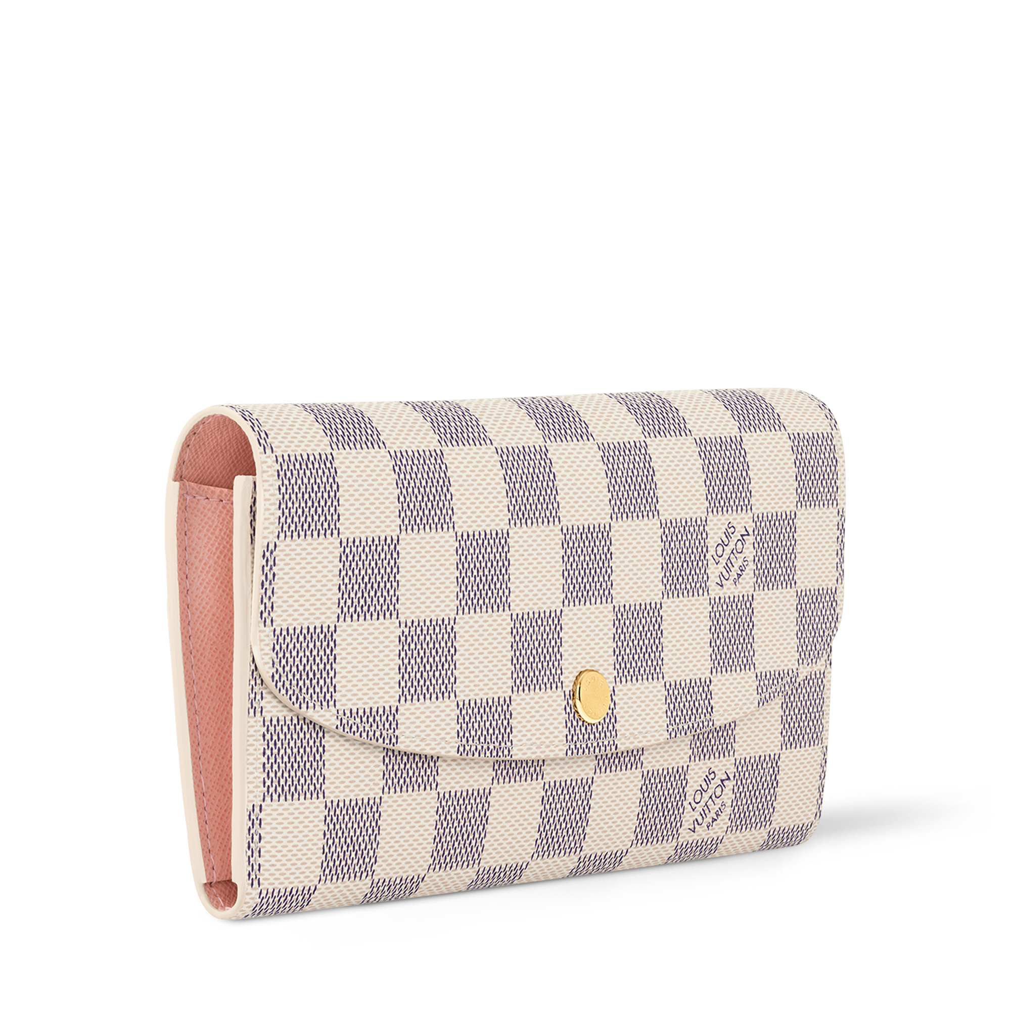 Emilie Wallet Damier Azur Canvas - Wallets and Small Leather Goods 