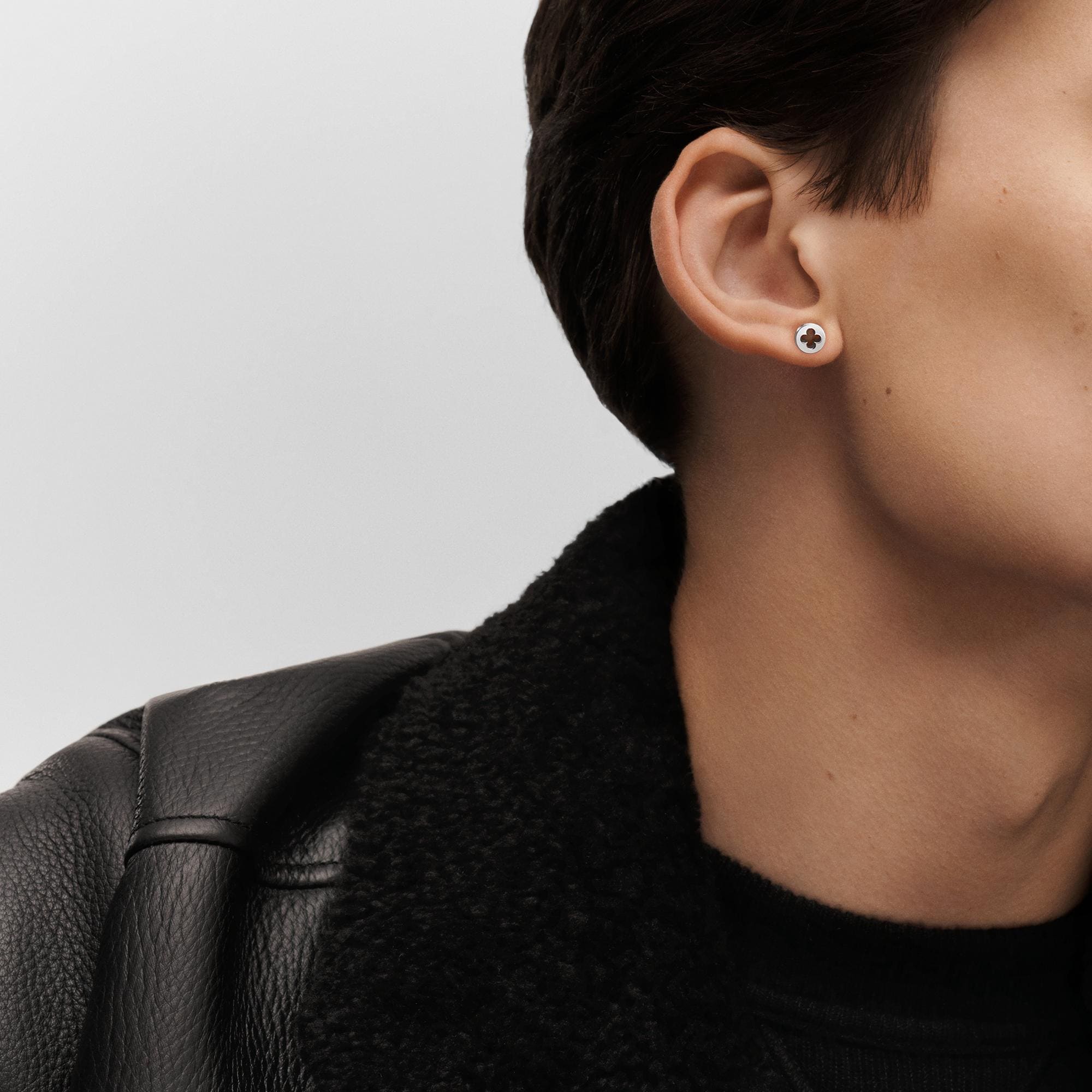 Empreinte Ear Studs, White Gold  in Jewelry