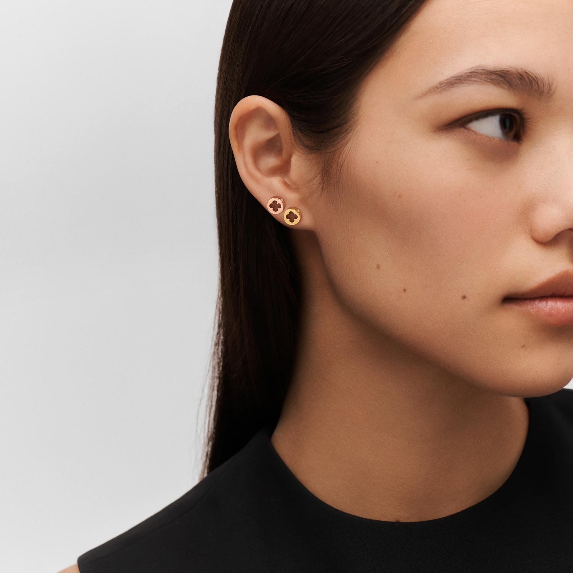 Empreinte Ear Studs, Yellow Gold  in Jewelry