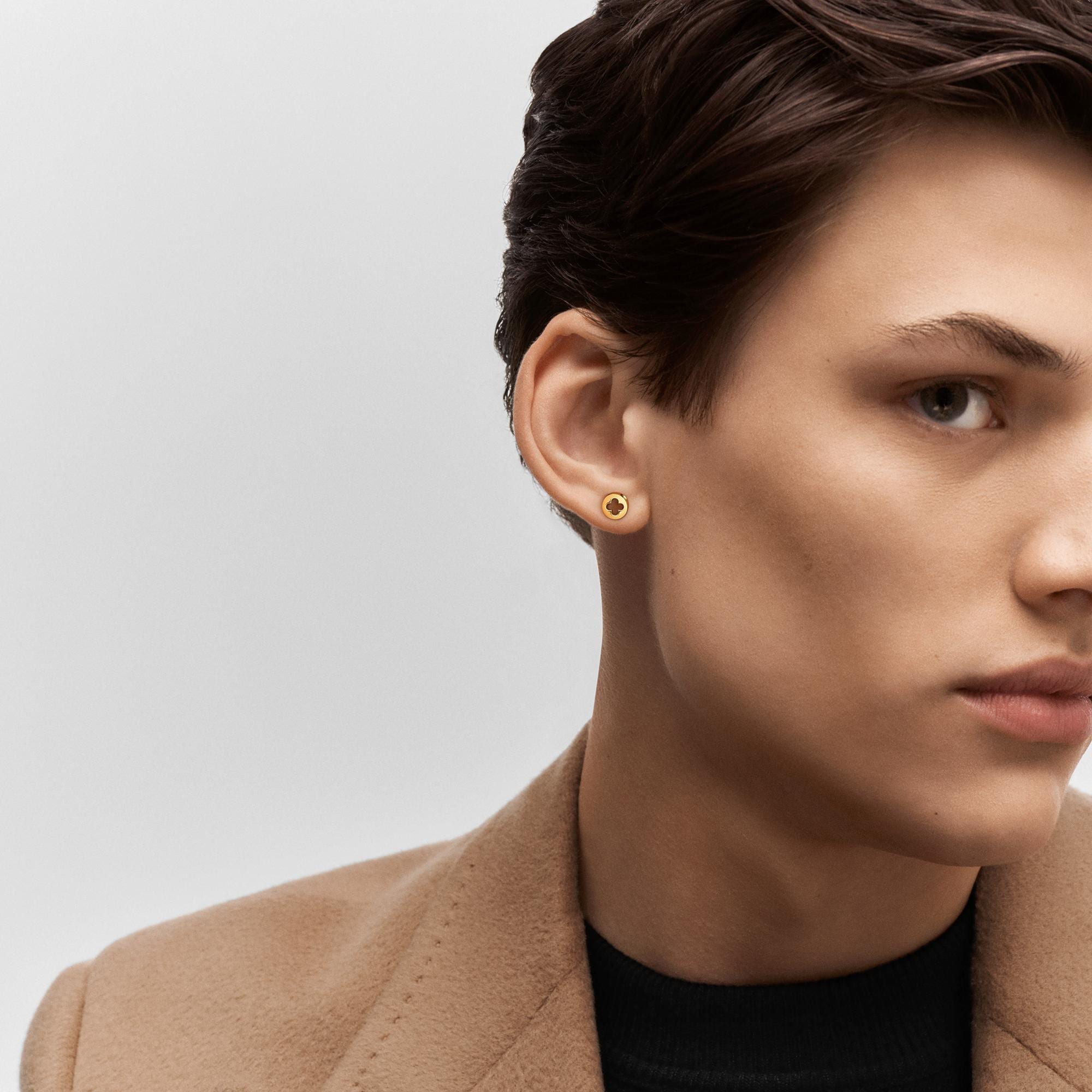 Empreinte Ear Studs, Yellow Gold  in Jewelry