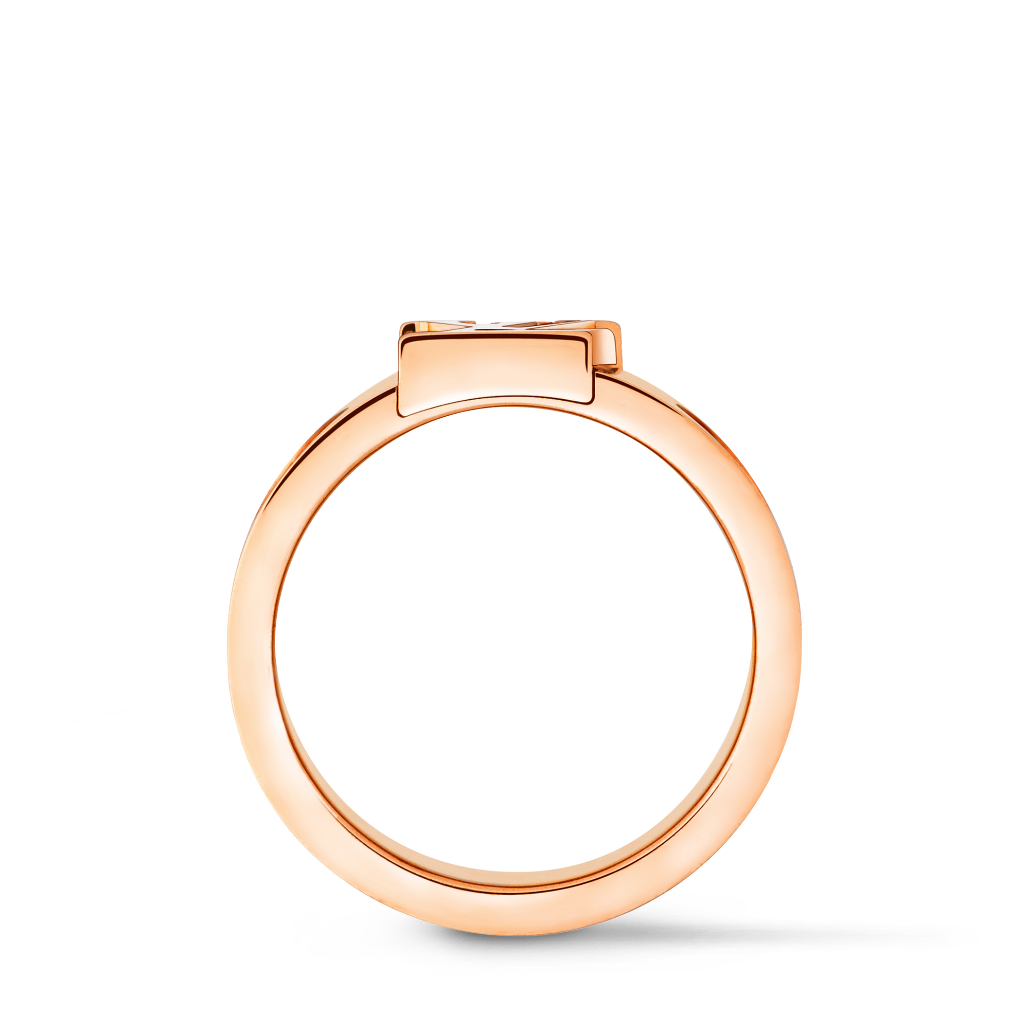 Empreinte Large Ring, Pink Gold  in Jewelry