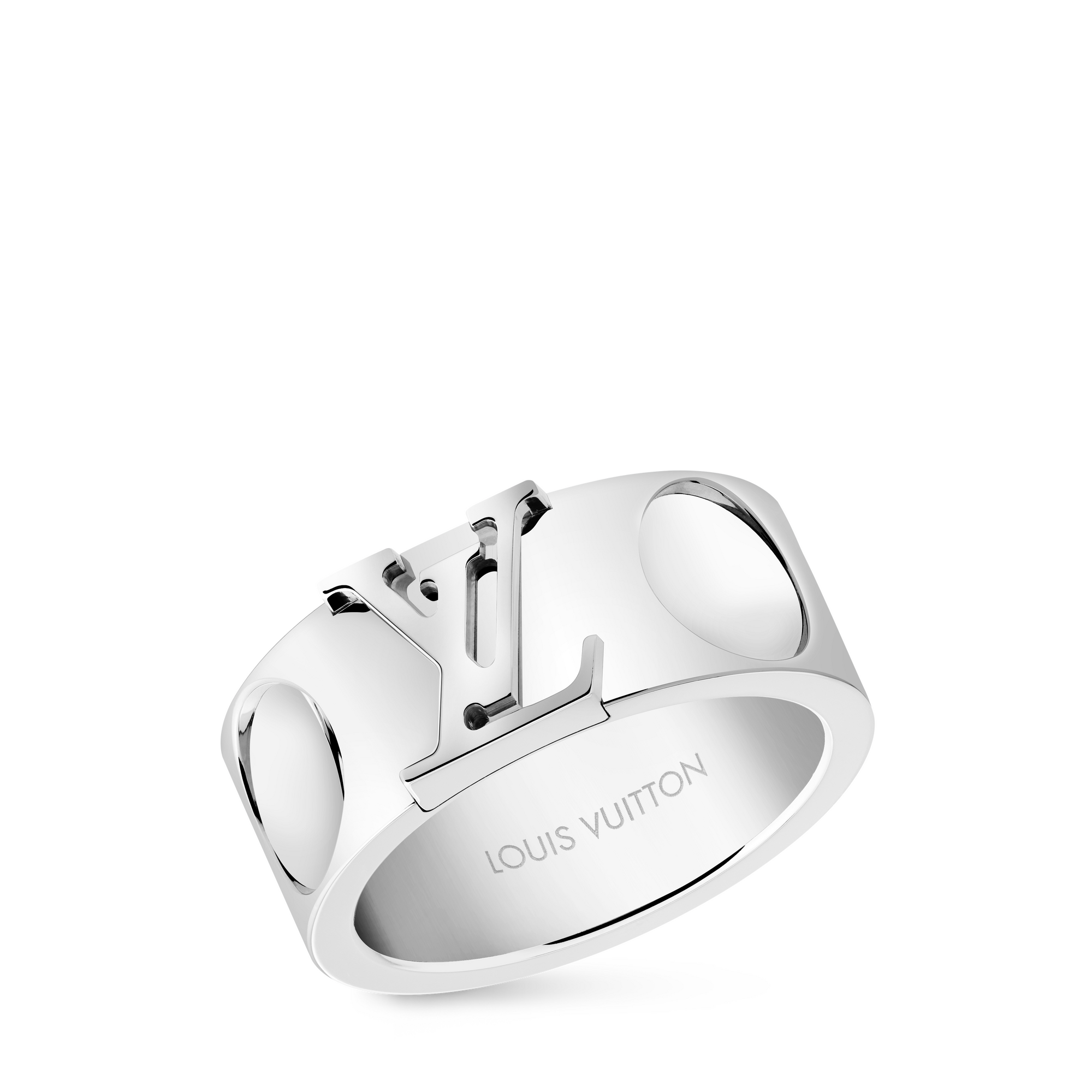 Empreinte Large Ring, White Gold  in Jewelry
