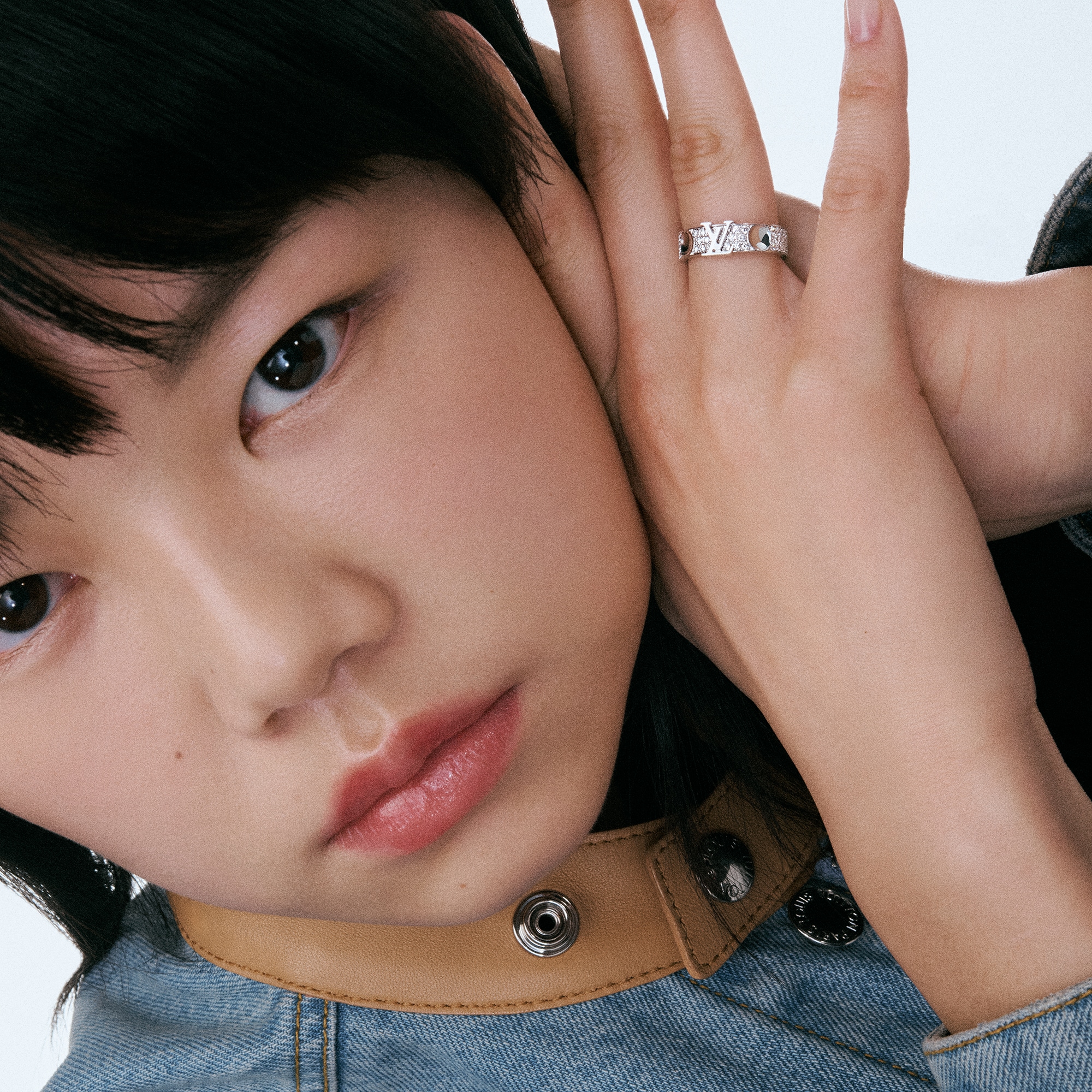 Empreinte Medium Ring, White Gold and Diamonds  in Jewelry