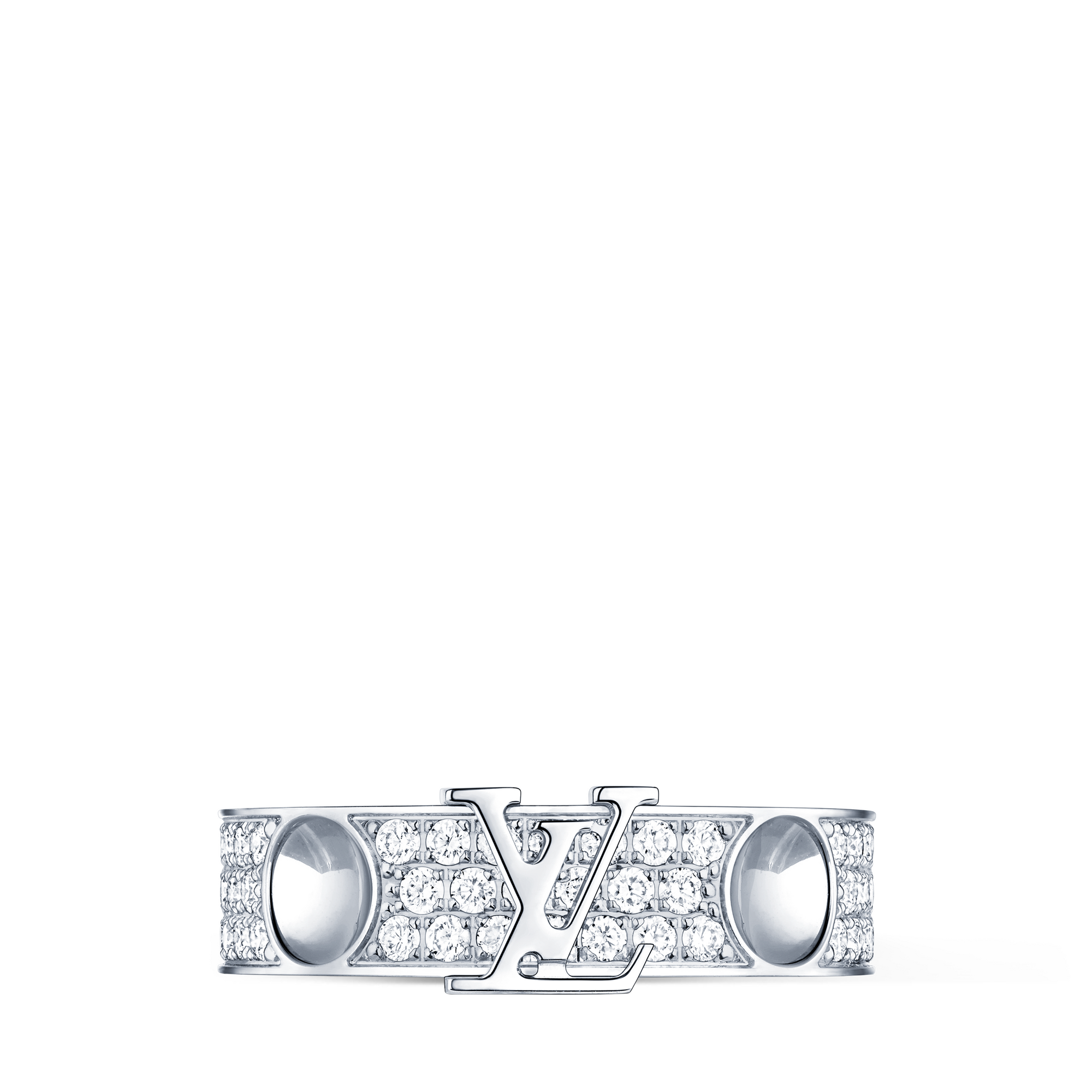 Empreinte Medium Ring, White Gold and Diamonds  in Jewelry