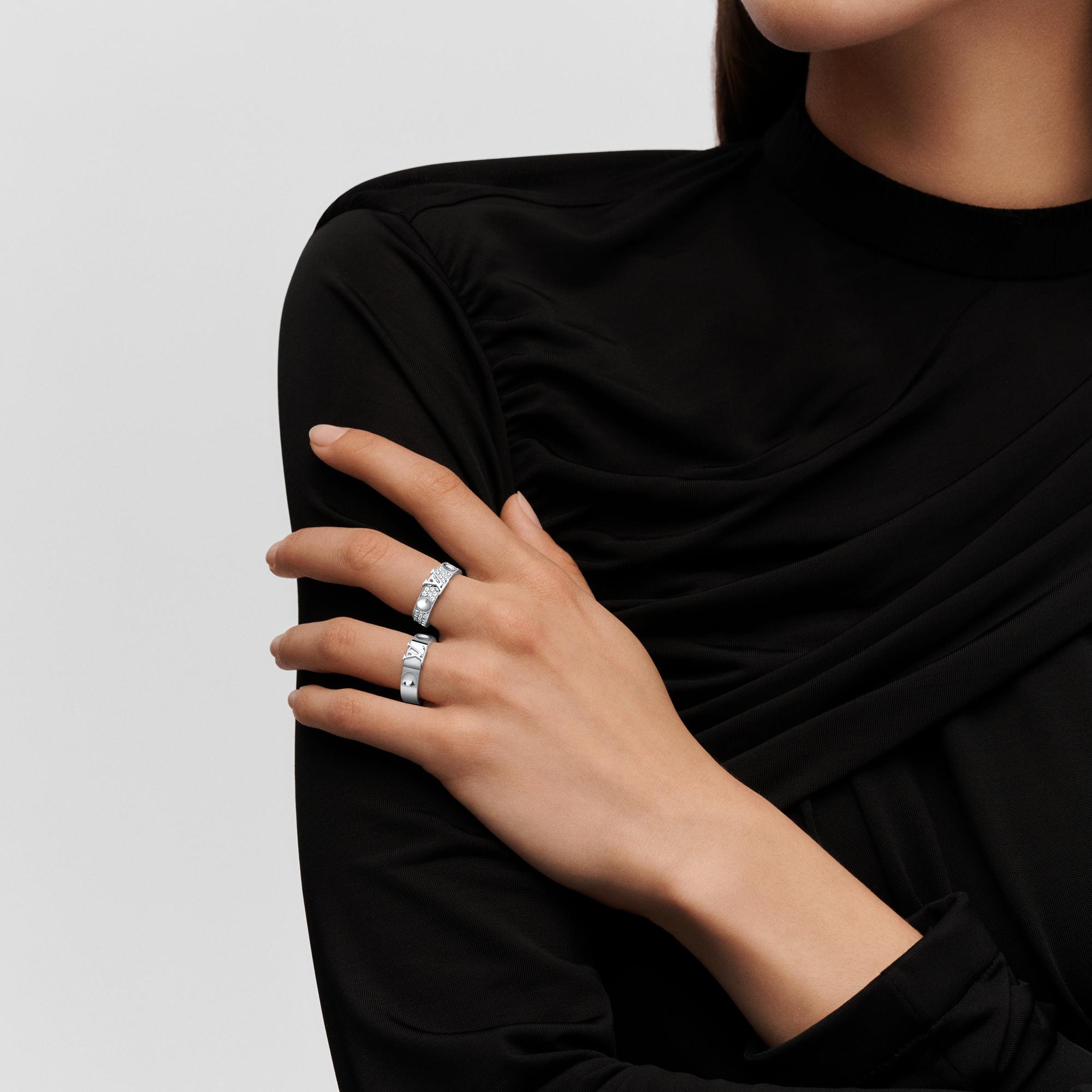 Empreinte Ring, White Gold  in Men