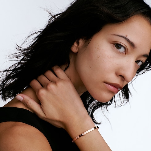 Empreinte Small Bangle, Pink Gold in Jewelry's Categories Bracelets collections by Louis Vuitton (Product zoom)