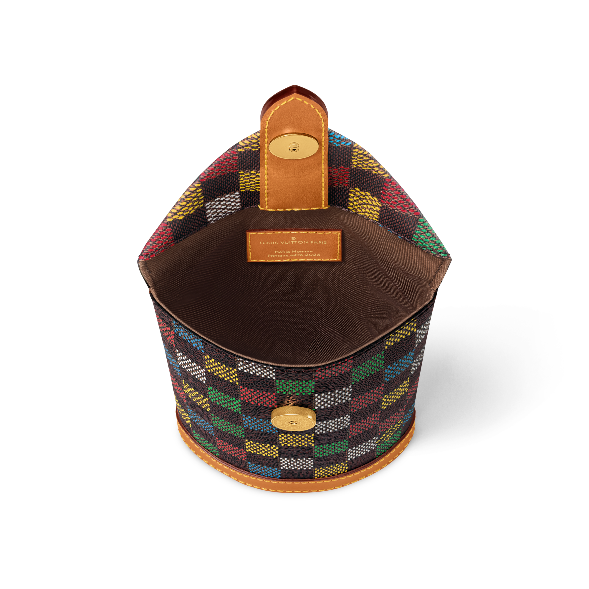 Envelope Pouch Damier Ebene Canvas in Men