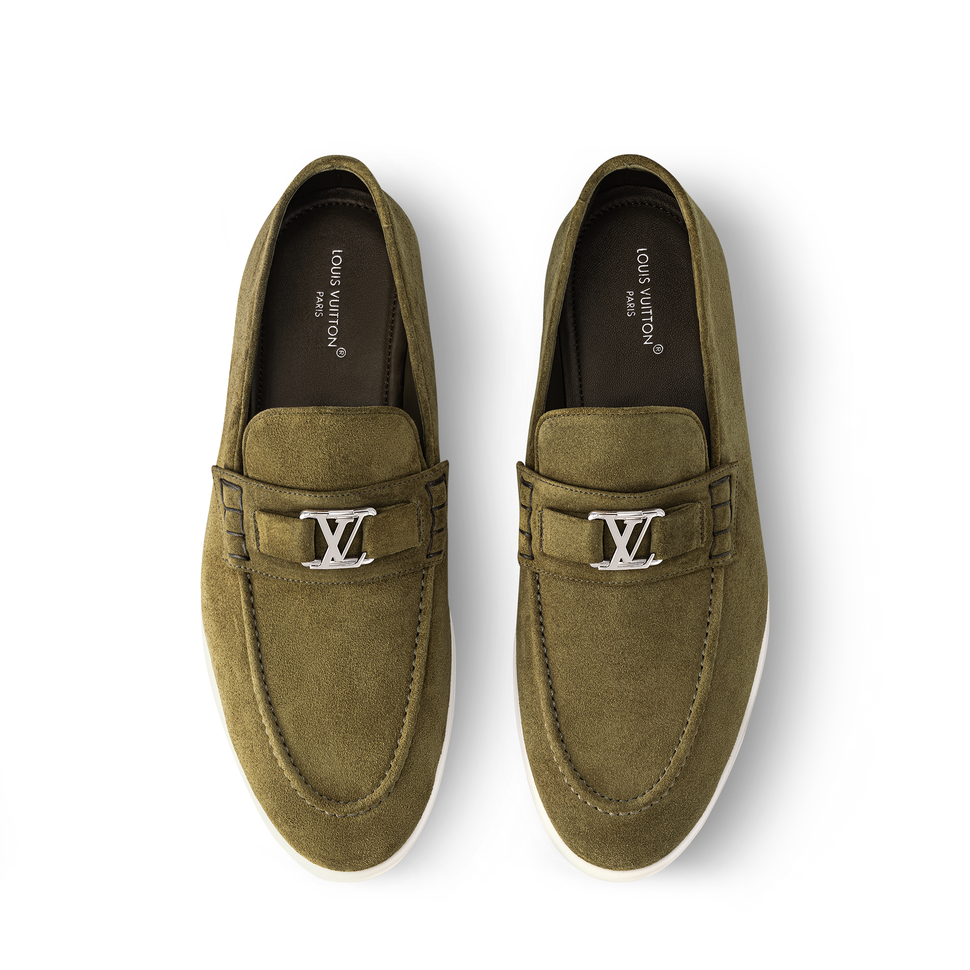 Green Loafers Shoes | LOUIS VUITTON display picture 1