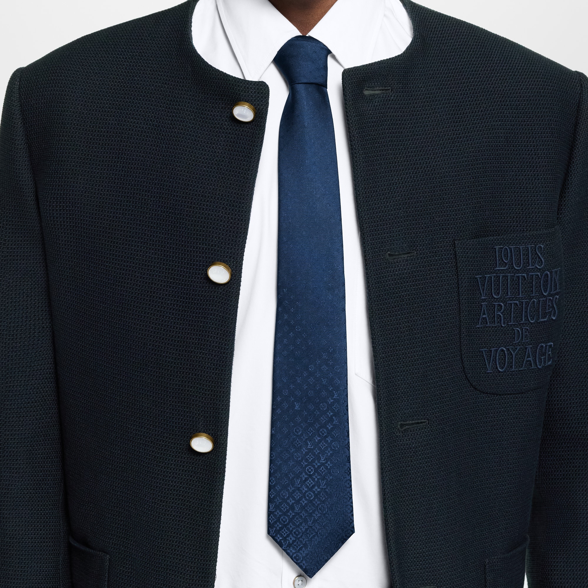 Fading Monogram Tie S00 in Men