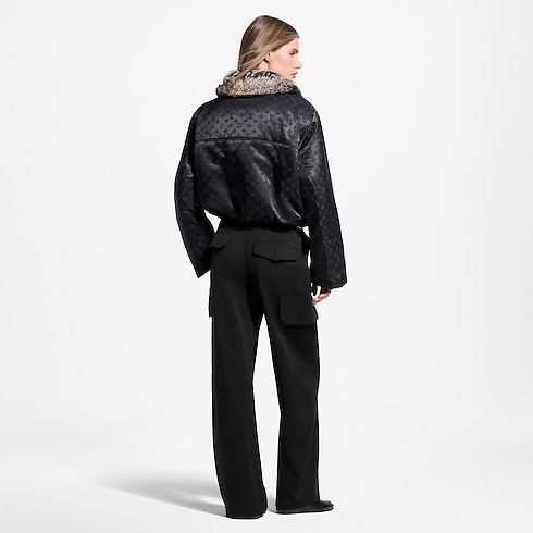 Faux Fur Collar Cropped Padded Jacket in Women's Ready-to-Wear Coats and Jackets collections by Louis Vuitton (Product zoom)